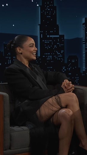 Tessa Thompson’s Halloween costume dilemma! | Jimmy Kimmel Live