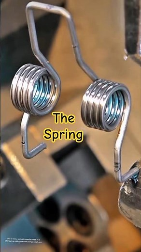 How Springs Are Made on CNC Machine | Small Wire Spring Manufacturing Process Explained