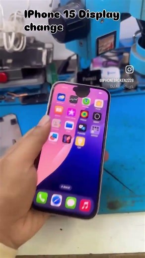 Display change iphone 15 #iphone #repair