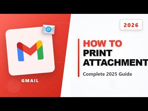How To Print Attachments from Gmail