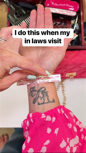 19M views · 34K reactions | When my in-laws visit, I temporarily cover my tattoos using fashion tape #tattoos #inlaws #fashiontape #tattoocoverup This video is for entertainment purposes only and is not meant to give advice | Liz & Jeff | Facebook