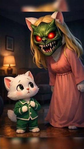 The cat had a nightmare #funny #cat