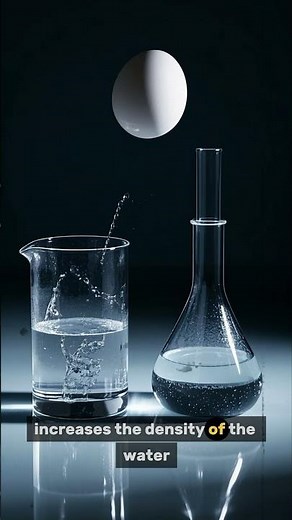 Simple Science Trick: How to Make an Egg Float in Water?