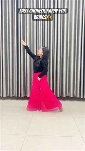 Easy Choreography for Brides🫶 #dance #bridedance #bridedanceperformance #easydance #sangeetdance
