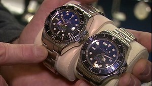 A Birmingham jeweller is warning buyers to beware fake Rolex watches that are being offered for sale in the city. The quality of the watches has been described as "remarkable" by one jeweller. They're being sold in real Rolex boxes and to the untrained eye they appear to be the genuine article. | BBC Birmingham