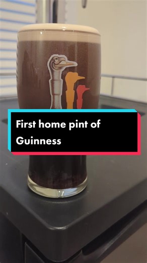 I just got my Guinness draft system setup. I still need to adjust a few things but had a decent couple of pours. #Guinness #Stout #Dublin #Draft #fyp #ireland🇨🇮 #StateofGuinness