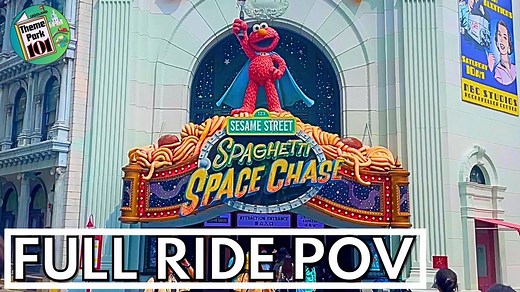 Sesame Street Spaghetti Space Chase – Full Ride POV | Universal Studios Singapore