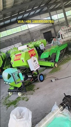 Model 50 Round Fully Automatic Silage Baling & Wrapping Machine | Hay Baler Wrapper 2026