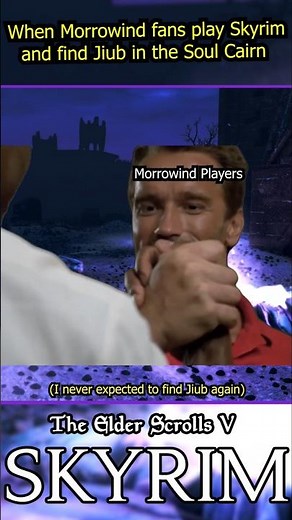 That moment Morrowind players see Jiub again #elderscrolls #skyrim #nostalgia