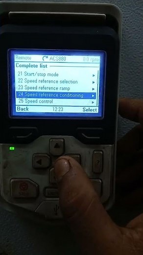 ABB Drive Acceleration and deaccleration parameters ACS 880