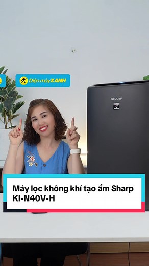 Máy lọc không khí Sharp KI-N40V-H: Sáng tạo không gian sống