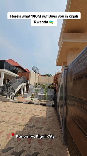 Beautiful Brand New House For Sale in Kigali Rwanda at 140,000,000 Rwf negotiation 📍 kanombe near Airport, Kigali City ▪︎ 4 bedrooms ▪︎ 3 bathrooms ▪︎ sitting room ▪︎ dinning room ▪︎ modern kitchen ▪︎ big parking space for 4 cars ▪︎ beautiful garden ▪︎ bungalow ▪︎ rooftop terrace with breathtaking view ▪︎ on tarmac Road ▪︎ good house 🏠 ▪︎ plot 430 sqm PRICE : 140,000,000 RWF negotiation #moreinfo , contact us: 📞 250782519240 Propertyinrwanda@gmail.com #housesale #kigalirwanda #kigalilife #rwa