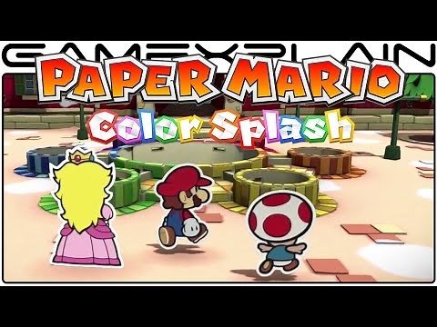 Paper Mario: Color Splash - Reveal Trailer (Nintendo Direct High Quality)