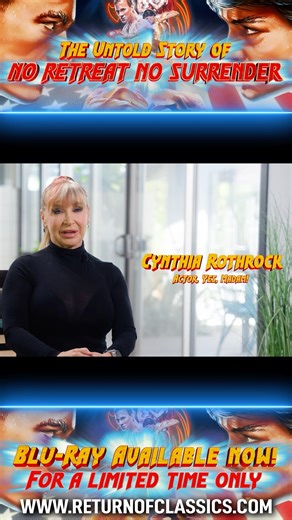 Cynthia Rothrock explains how she got the part in No Retreat No Surrender 2: Raging Thunder. The Blu-ray is available to pre-order! Visit http://www.returnofclassics.com Region Free and limited to 1000 copies. Release date the 24th of January, 2026. | Oliver Harper