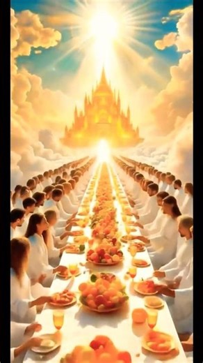 The Grand Banquet in Heaven ✨ | Are You Ready? #heaven #viralshorts #faithingod