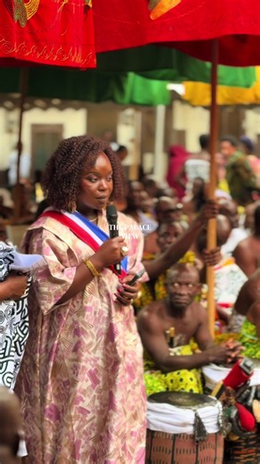 A delegation from Bobigny, France, led by Deputy Mayor Nana Shodu, joined Asantehene Otumfuo Osei Tutu II for the Akwasidae celebration at Manhyia Palace. #fyp #27YearsOnGoldenStool #thepalaceview #asantehemaa #akwasidae