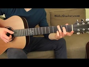 Fix You Coldplay Fingerstyle Chord Melody Acoustic Guitar Lesson
