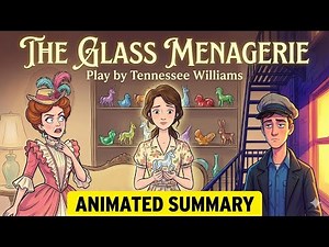 Animated summary of The Glass Menagerie by Tennessee Williams