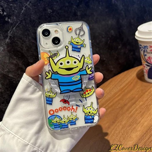 Cute Toy Story Alien 3D Popsocket Magsafe Case for iPhone 17/16/15 Pro Max - Little Green Men Squishy Puffy Design,retro Cartoon Clear Cover - Etsy