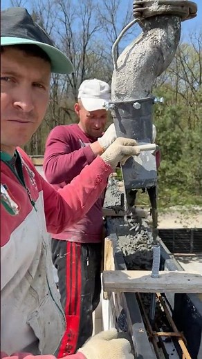 Pouring the Concrete Ring Beam! The Strength of the House Starts Here #construction #diy