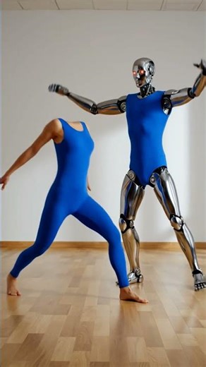 Untitled unitard, yoga tree pose