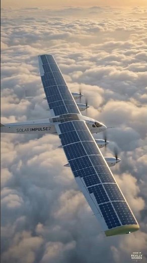 How does solar impulse 2 fly? #airplane #aviation