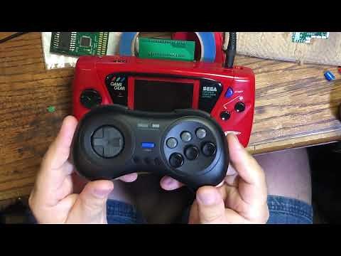 Game Gear HDMI and wireless controller mod