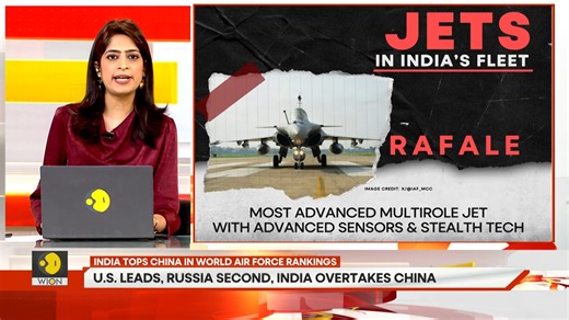 #Gravitas | India pulls off a remarkable leap in global military rankings. In a dramatic shift in air power dynamics, India has overtaken China to become the third most powerful air force in the world. Molly Gambhir brings you this report | WION