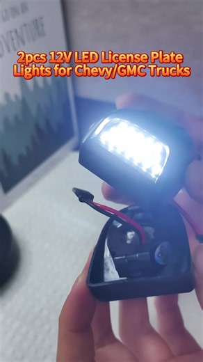 Error-Free LED License Plate Lights for Chevy GMC