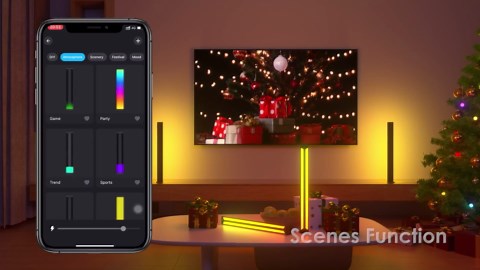 bedee Smart LED Light Bar: 16.5inch RGB Light Bars with 16 Million Color, Music Sync, LED Strip with App Control and Remote Control, Light Bar for TV, Computer, Room, Gaming, Party Decoration