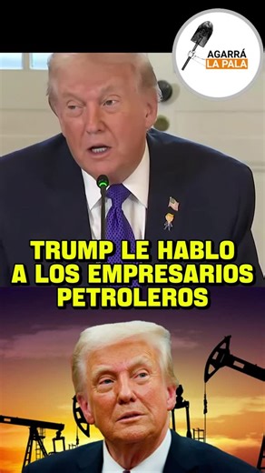 Agarra la Pala on Instagram: "“ESTOS 100 MIL MILLONES DE DÓLARES SERÁN INVERTIDOS MUY RÁPIDAMENTE Y VAN A RECONSTRUIR LA INFRAESTRUCTURA” Trump habló ante empresarios petroleros #AGARRALAPALA @JAVIERMILEI"