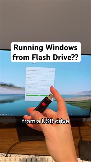 Running Windows from Flash Drive?? #pc #techfacts #techtok