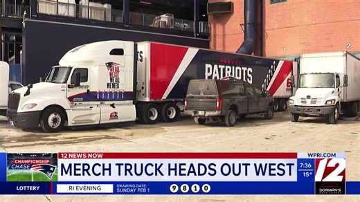 Meet the truck drivers bringing Patriots merch to California for the Super Bowl