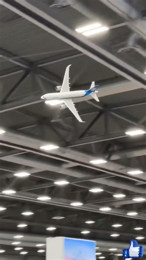 Giant RC Airplane Flying Indoors! ✈️ Incredible Precision & Control #miniature #rc #scalemodel