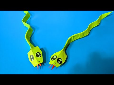 How to make a Paper Snake — Cute Origami Snakes