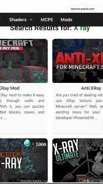 HOW TO XRAY IN MINECRAFT