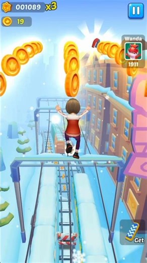 Subway 🚇 Princess 😻 Runner 🏃 Part 〽️ 2 #subway #gaming #short #viral