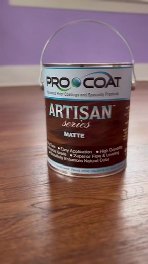 Artisan Series poly going down smooth 🤌🏼 #hardwoodflooring #satisfying #polyurethane #floorrefinishing #procoat #artisan
