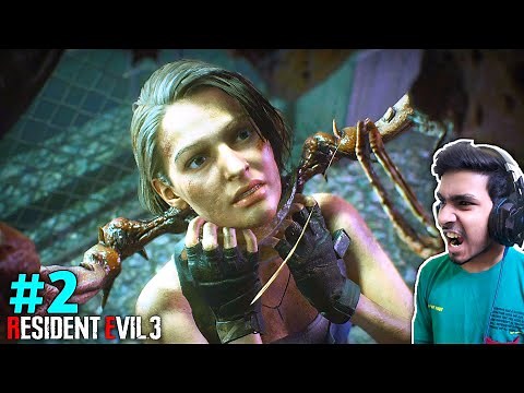 JILL'S FIGHT WITH SPIDER MONSTERS | RESIDENT EVIL 3 GAMEPLAY #2