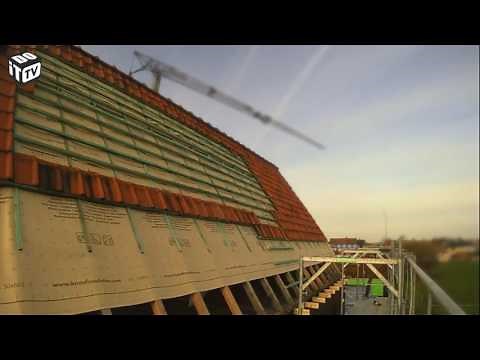 Self-build house episode 26 - Installing roof tiles and gutters
