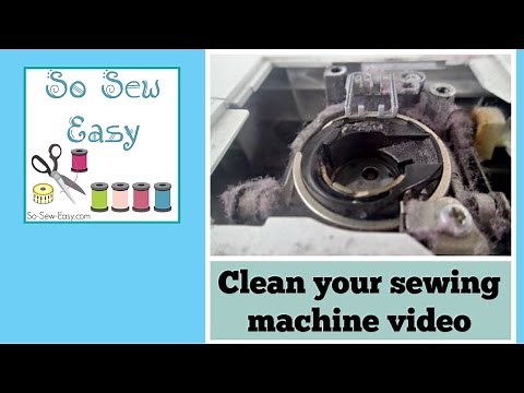 How to clean a sewing machine