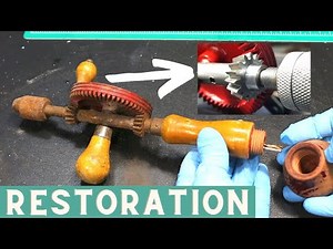 Amazing RESTORATION of a Rusty ANTIQUE Hand Drill | Tool Restorations