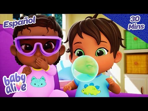 Burbujas De Mocos | Los bebés están enfermos | Baby Alive en Español ⭐️Hábitos saludables para niños
