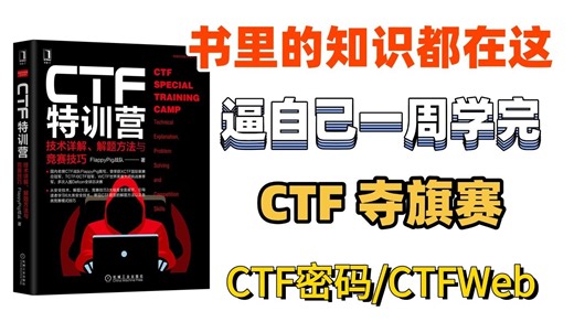 【CTF专题】从零基础到精通的CTF教程，备赛必看，CTF夺旗/密码学/CTF web