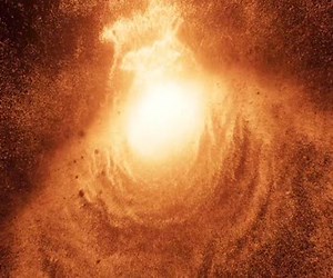 Lava Explosion In The Galaxy Live Wallpaper