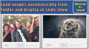C# Tutorial – Automatically Load Picture Files from a Folder and Display in Slide Show | Moo ICT – Project Based Tutorials