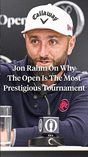 The Open Championship is No. 1 on Jon Rahm’s list 👀