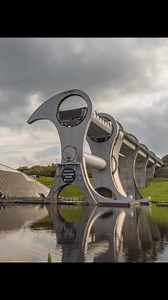 Timelapse footage of the famous Falkirk Wheel working its magic to transfer boats between the 2 canals at Tamfourhill, Falkirk 😊 | Scotdrone