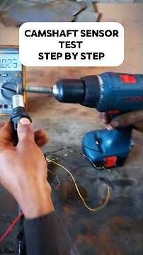 EASY CAMSHAFT SENSOR TEST #camshaftsensortest #camshaft positionsensor #automobile