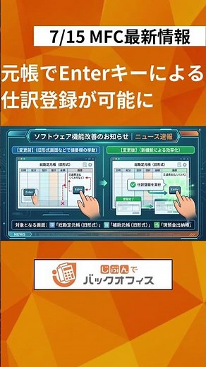 Money Forward Cloud Accounting: Now Register Journal Entries with the Enter Key in General Ledger...